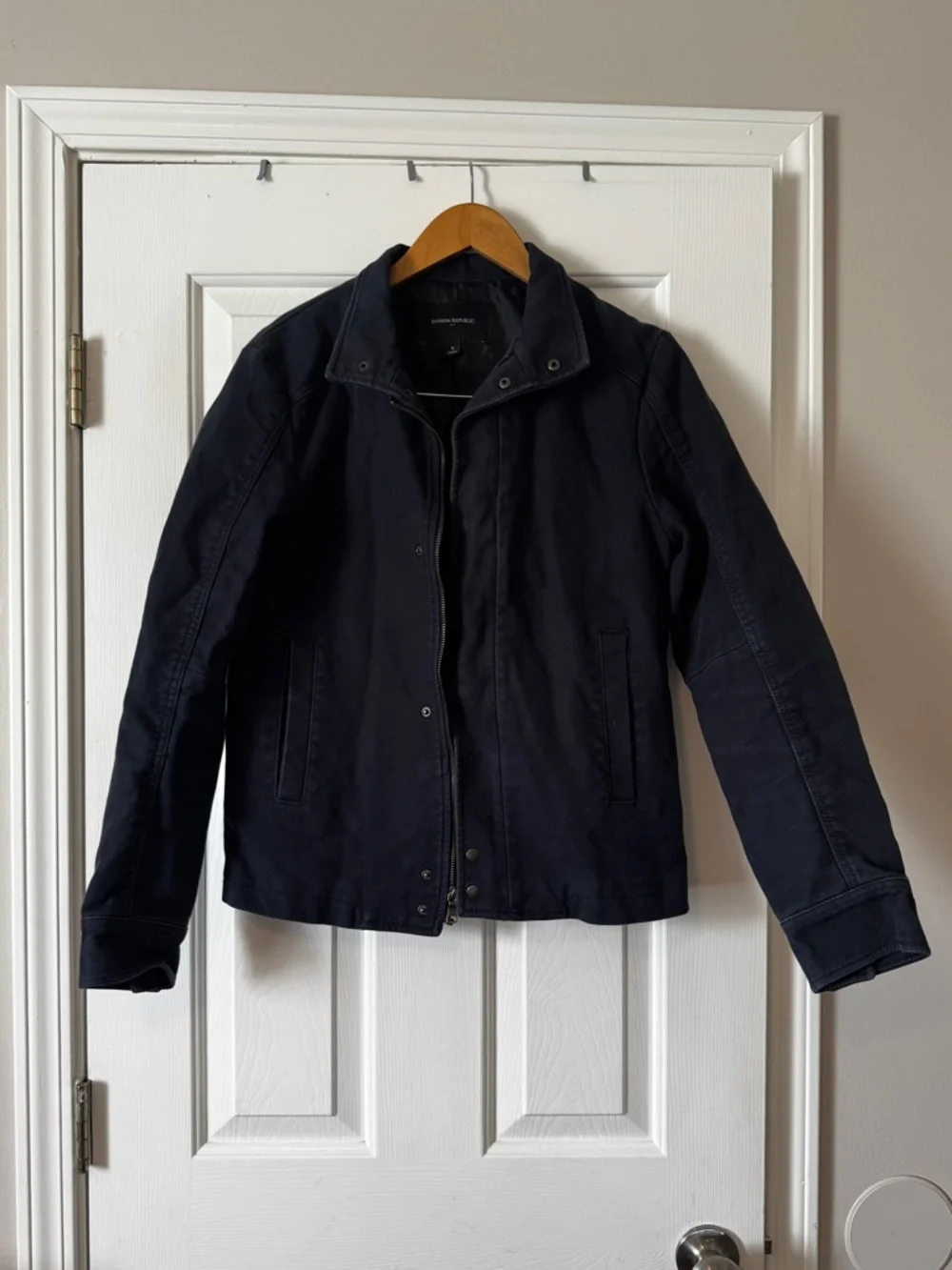 Men’s Banana Republic Navy Blue Cotton Canvas Work Jacket